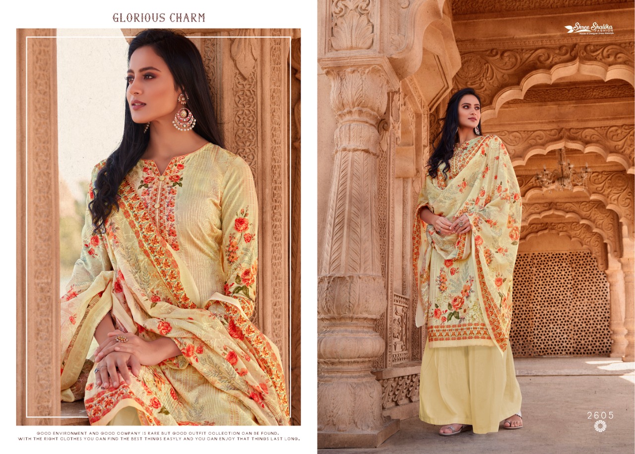Shalika Fashion Shalika Vol 69 Cotton Printed Suits With Work Salwar Kameez Collection Wholesale Price