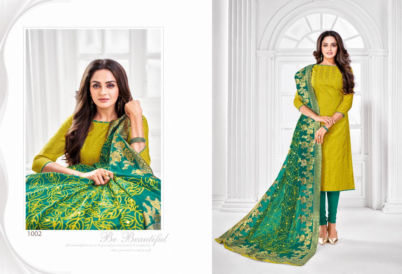 Shagun Lifestyle Dulhan 1001-1012 Series Punjabi Silk Embroidery Suits Wholesale Price