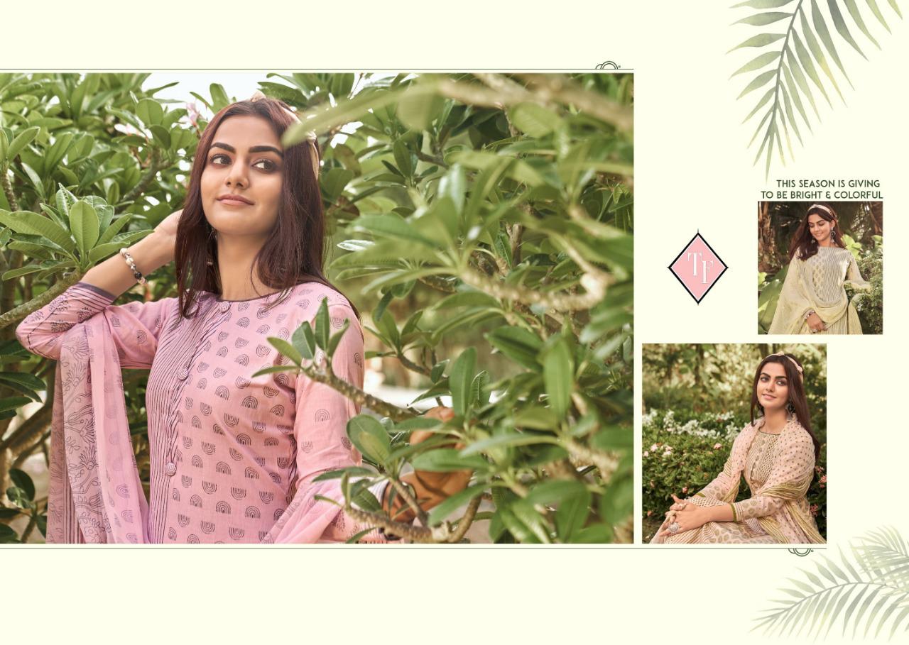 Tanishk Fashion Sanah Lawn Cotton Cambric Suits Collection Wholesale Price Surat