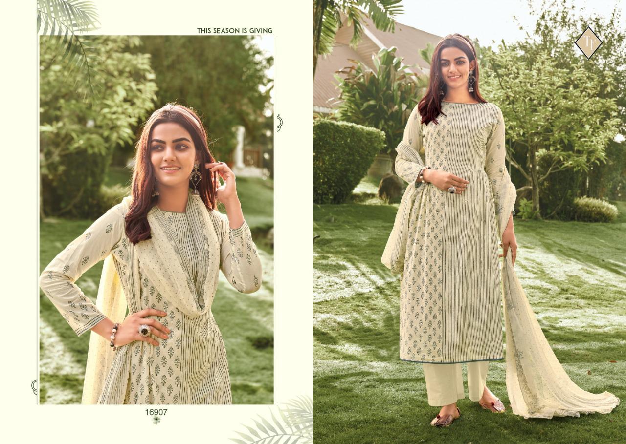 Tanishk Fashion Sanah Lawn Cotton Cambric Suits Collection Wholesale Price Surat