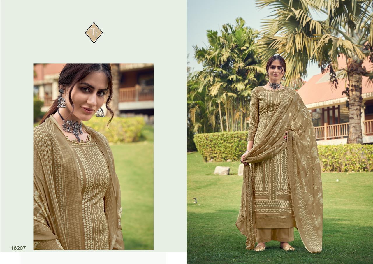 Tanishk Fashion Manjhi 16201-16208 Series Pure Lawn Cambric Cotton Suits Wholesale Price Surat
