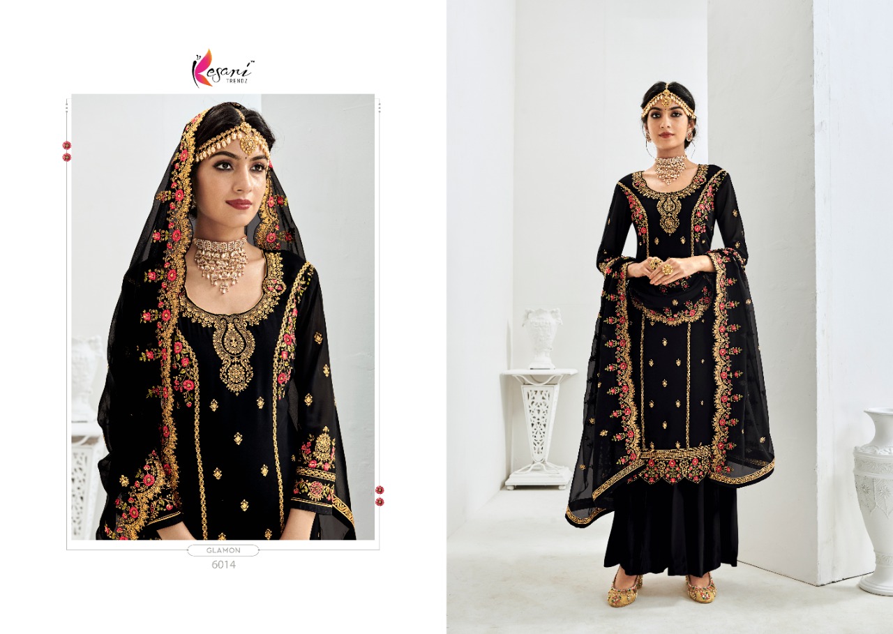 Kesari Trendz Baani Vol 1 6009-6014 Series Wholesale Supplier Georgette Fancy Suits Collection Surat