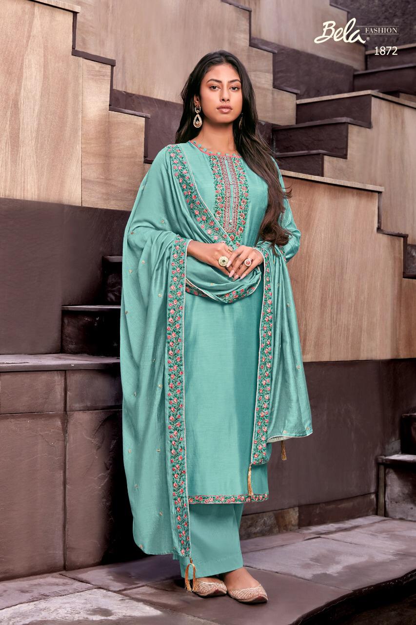 Bela Fashion Zeba 1872-1880 Series Cotton Silk Stylish Look Salwar Kameez Wholesale Online Supplier Surat