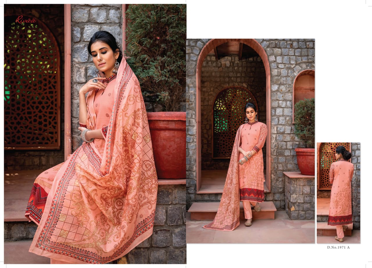 Buy Online Rivaa Exports Sajda Catalogue Beautiful Look Pure Cotton Salwar Kameez By Rivaa Epoxrts