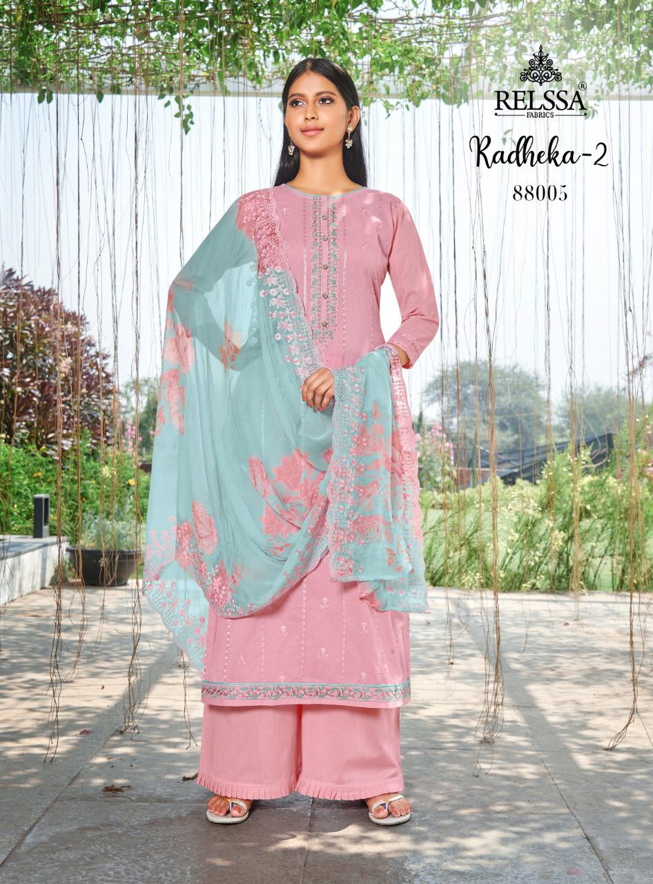 Relssa Fabrics Radhika Vol  Superior Cotton Fancy Punjabi Suits Collection Wholesale Price