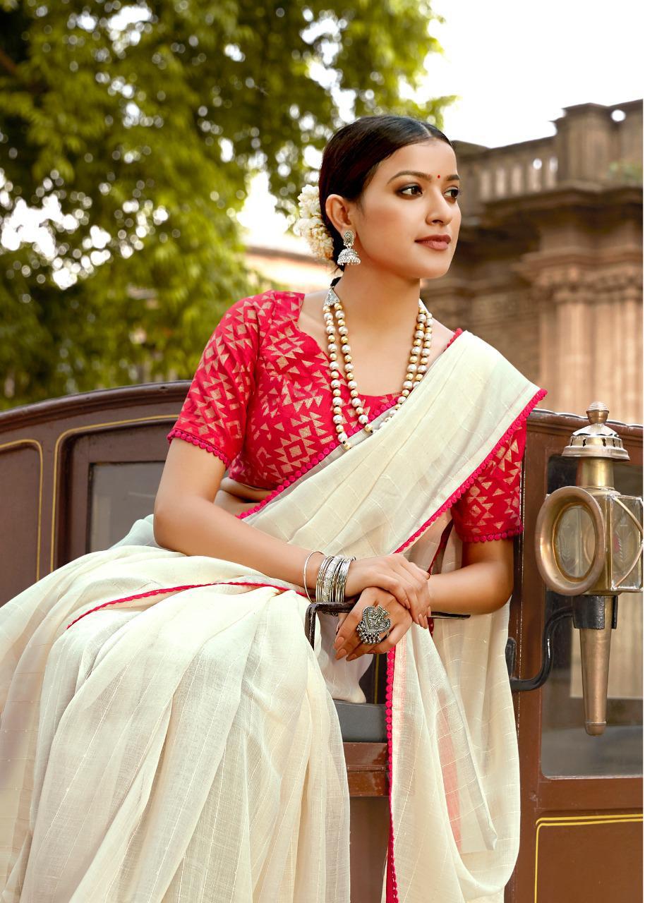 Lt Fabrics Ananta Linen Silk Designer Festive Wear Sarees Collection Wholesale Price