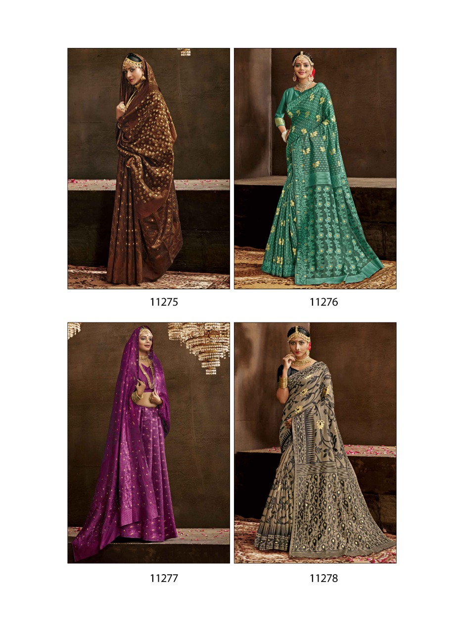 Shakunth Neelkamal Cotton Weaving Stylish Designer Sarees Catalogue Wholesale Price