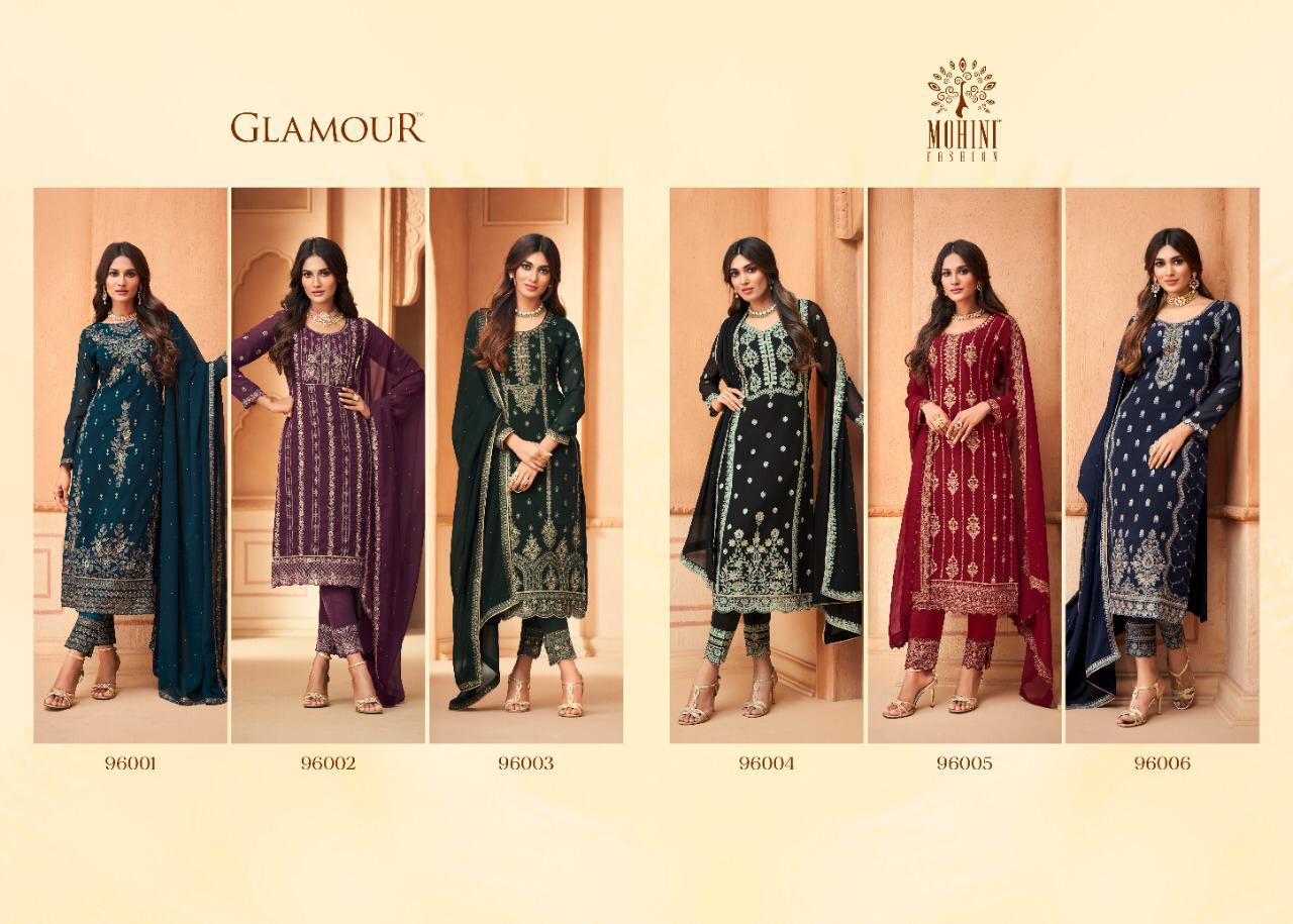 Mohini Fashion Glamour Vol 96 96001-96006 Series Catalogue Wholesale Supplier Surat