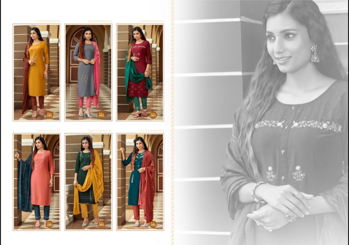 Amaaya Garment Grand Catalogue Fully Stich Kurtis Bottom Dupatta Set Wholesale Price