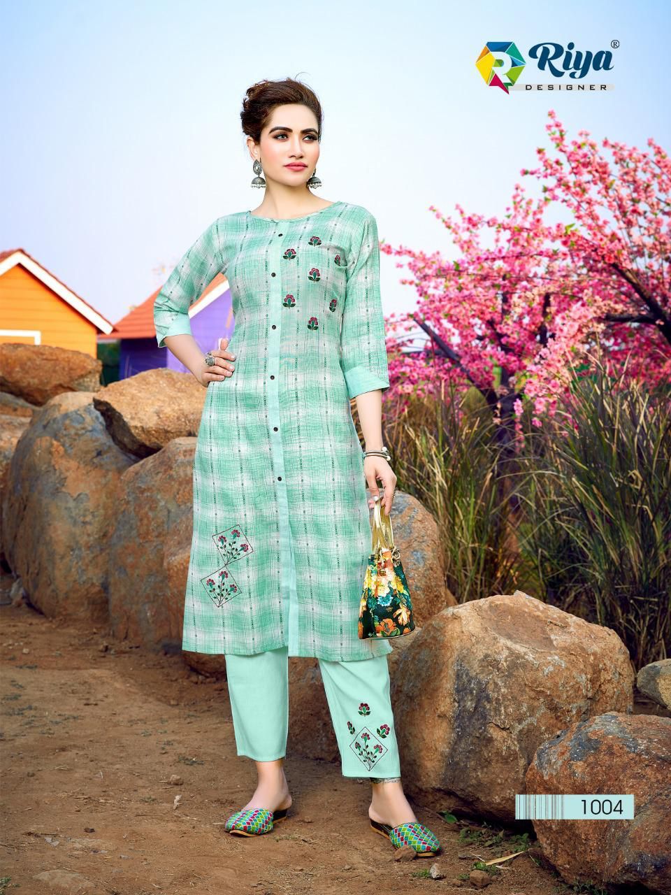 Riya Designer Glory Vol 2 Viscose Linen Fancy Kurtis Collection Wholesale Price