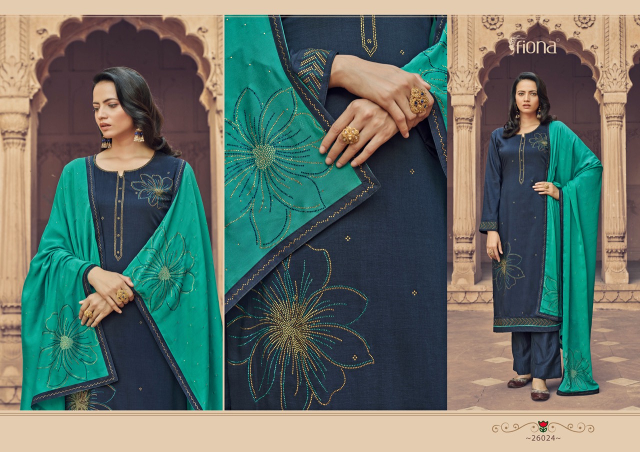 Fiona Fashion Ujjwala Vol 6 Catalogue Soft Silk Designer Suits Collection Surat