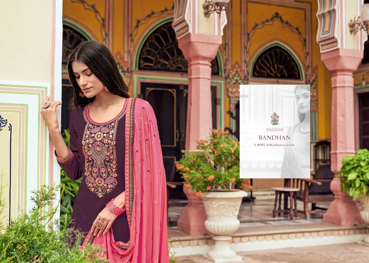 Kessi Bandhan 5951-5958 Series Jam Satin Dress Material Wholesale Online Price Surat