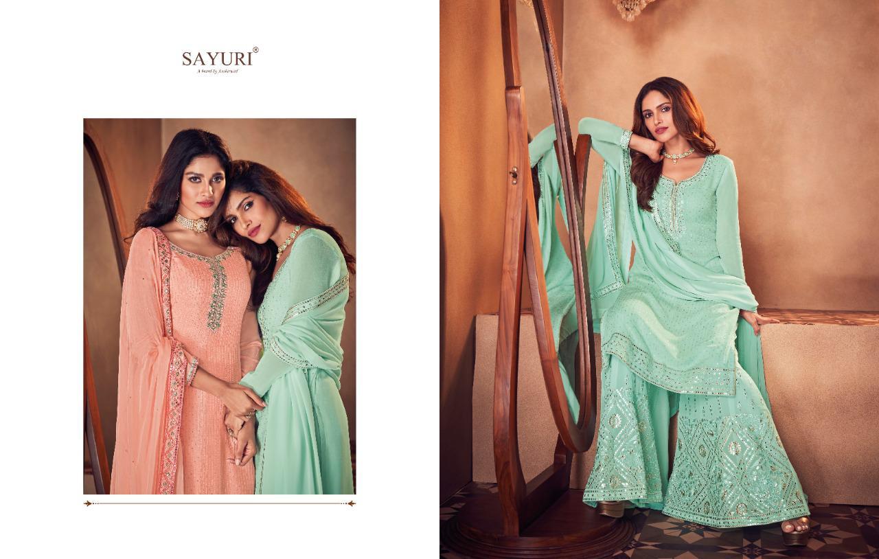 Sayuri Designer Rivaaj 124-127 Series party wear designer salwar suits catalogue wholesaler surat