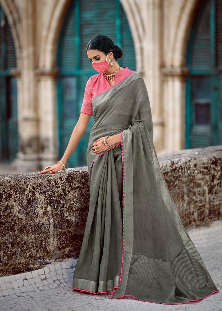 Lt Fashion Ananta Vol 2 49001-49010 Series Linen Sik Exclusive Sarees Wholesale Best Price Surat