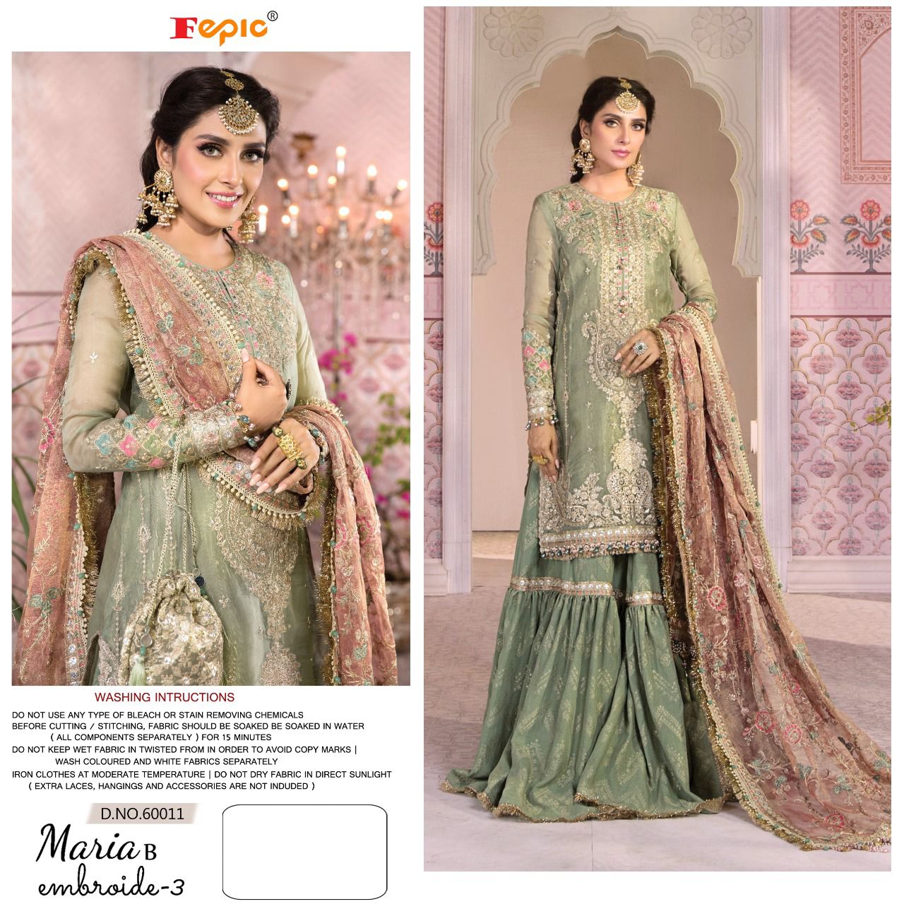 Fepic Maria B Embroide Vol 3 Wholesale Pakistani Salwar Suits