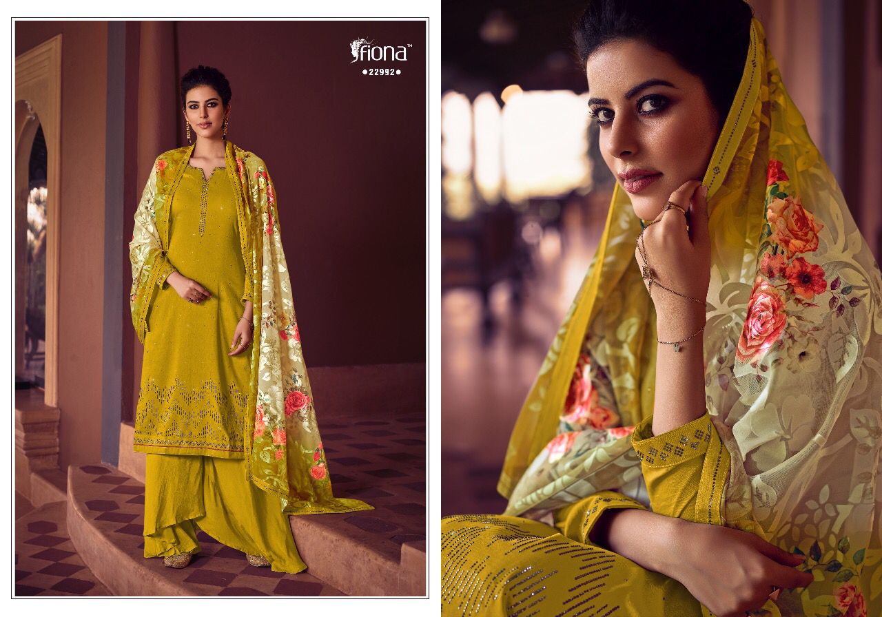 Fiona Suits Harmony Catalogue 22991-22997 Series Party Wear Swarovski Work Salwar Suits Collection