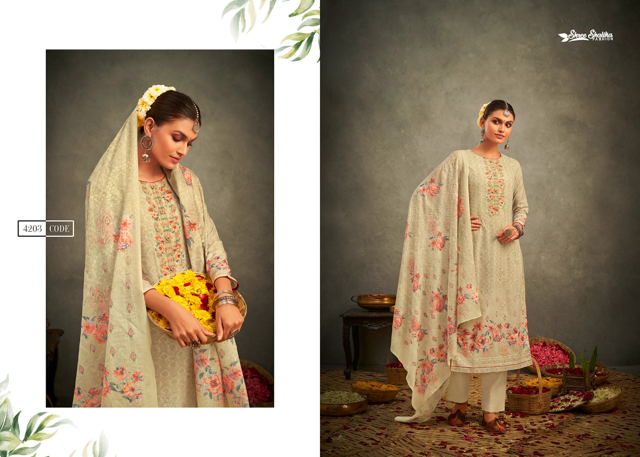 Shree Shalika Fashion Presents Shalika Vol 77 Pure Cotton Designer Salwar Suits Wholesale Price