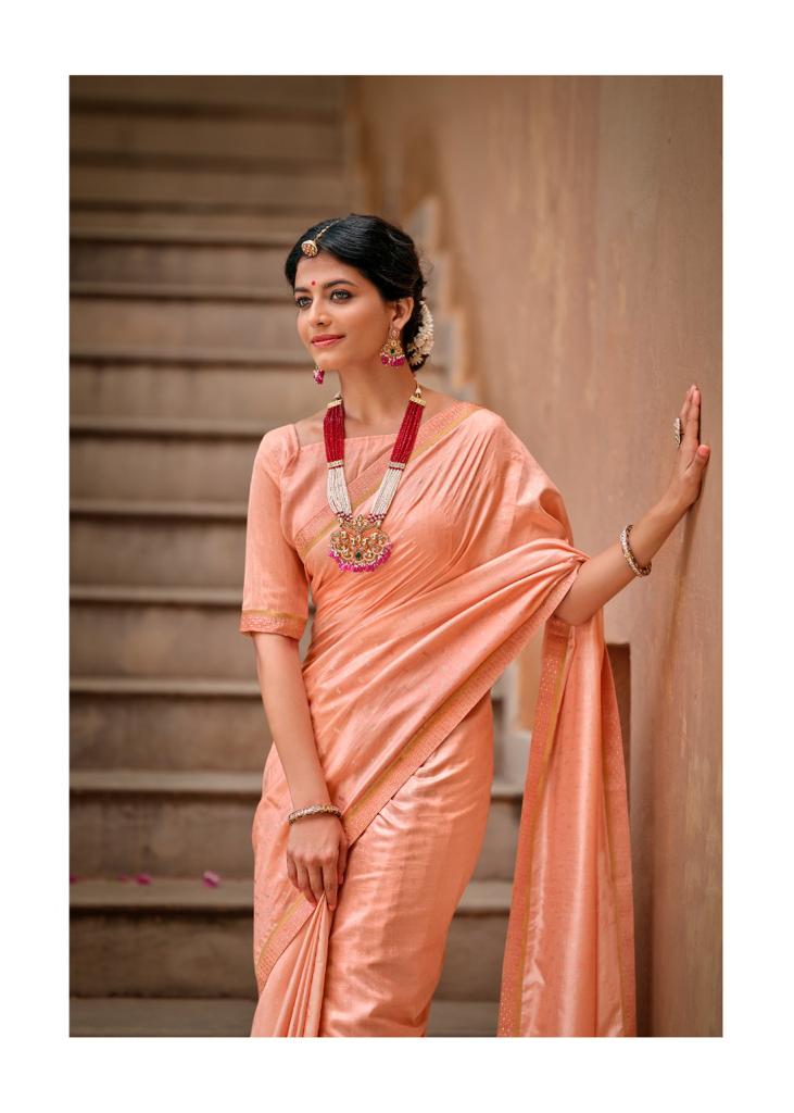 Kashvi Creation Roshani Dola Silk Designer Work Sarees Collection Wholesale Price