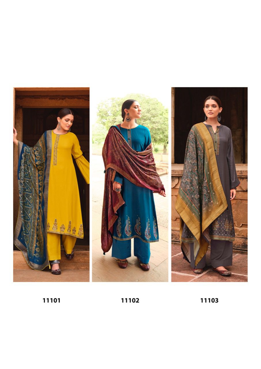 Deepsy Suits Vidika Catalogue Designer Pashmina Salwar Kameez Catalogue Surat