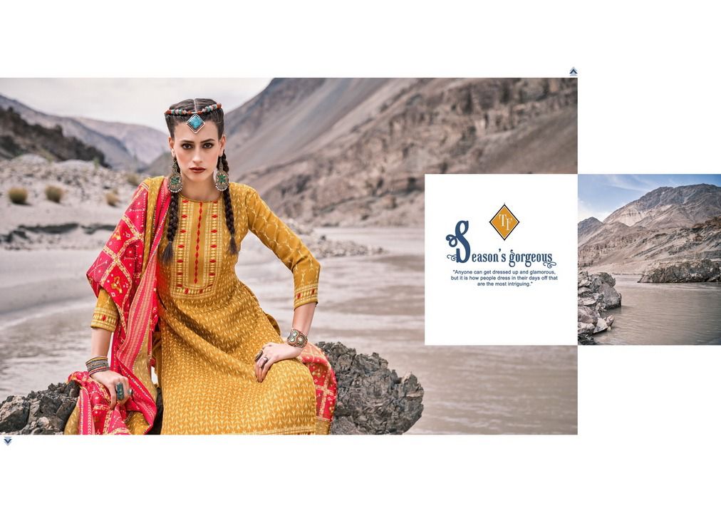 Tanishk Fashion Ladakh Pure Pashmina Designer Salwar Kameez Surat