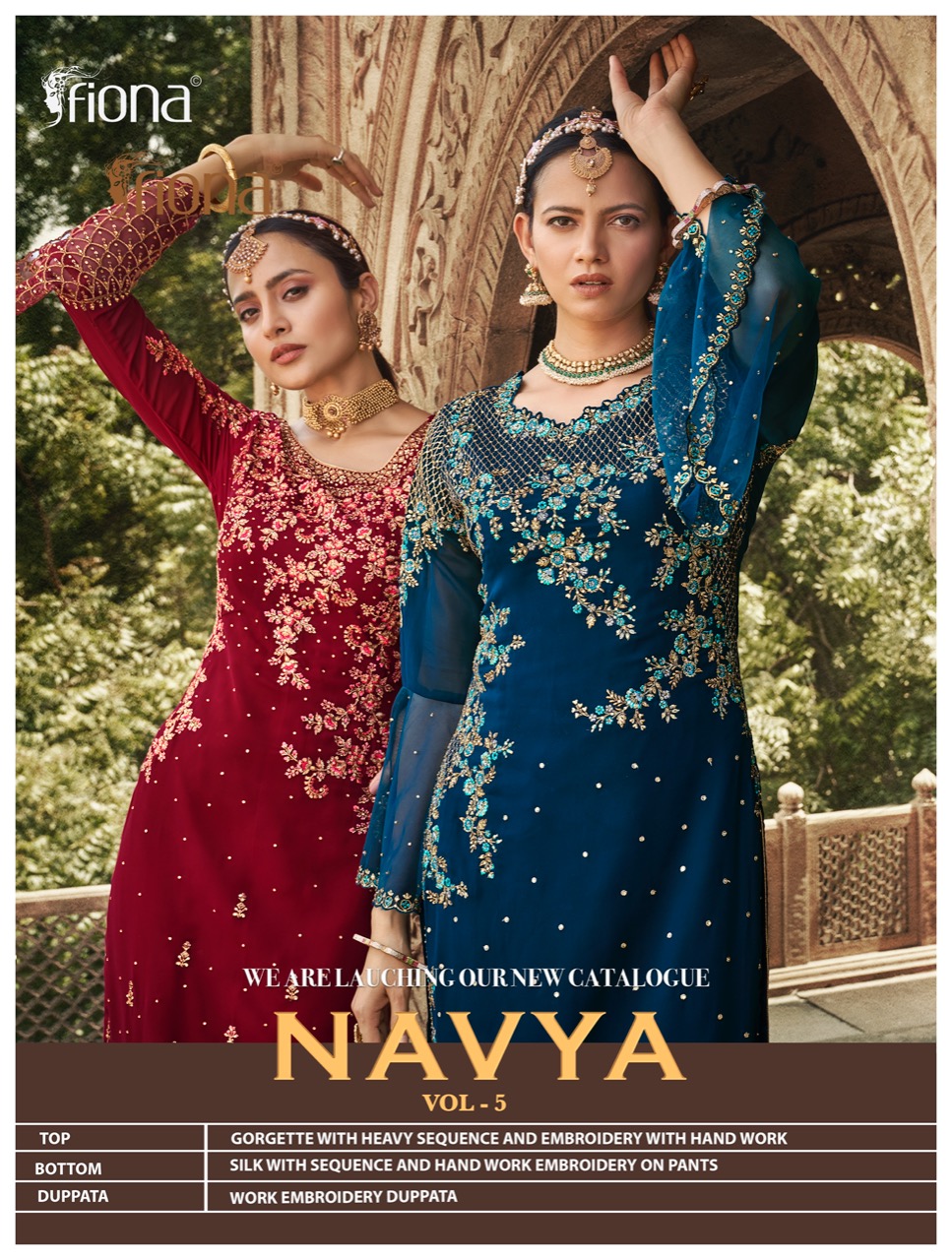 Fiona Suits Navya Vol 5 Georgette Designer Fancy Salwar Kameez Surat