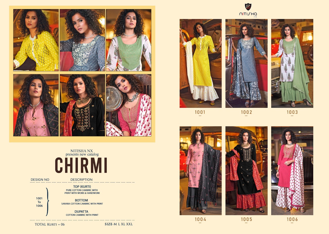 Nitisha Nx Chirmi Fancy Kurtis Wholesale Price