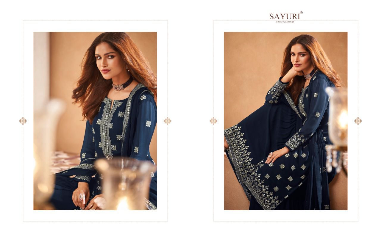 Sayuri Designer Inara 129-131 Series Festive Wear Salwar Suits Collection Wholesale Price