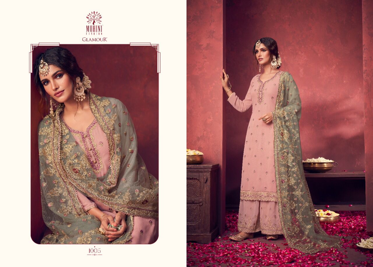 Mohini Fashion Glamour Vol 100 1001-1006 Diwali Festival Designer Suits Collection Wholesale Price