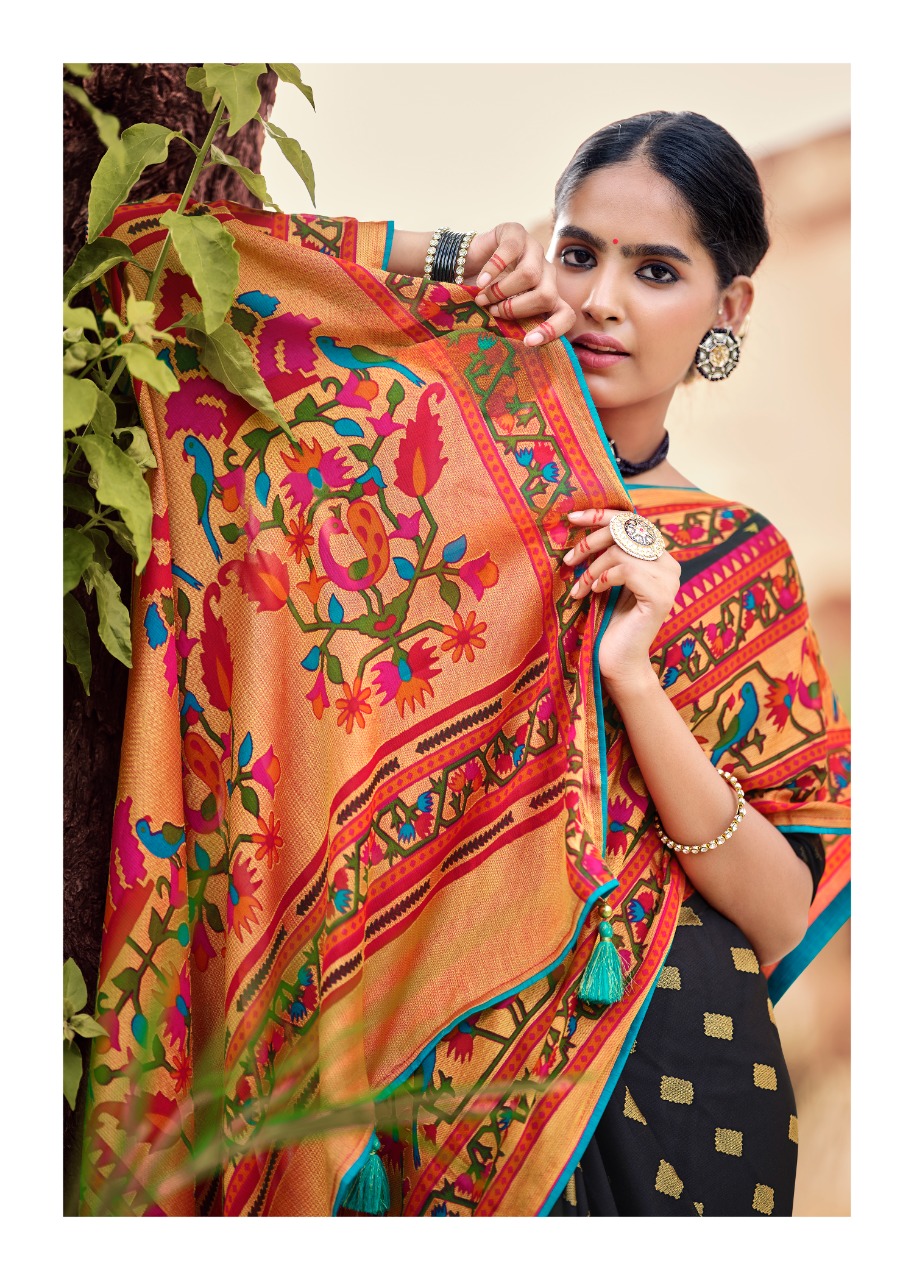 Kashvi Creation Paithani Silk 92001-92010 Series Designer Sarees Cataklogue Wholesale Price