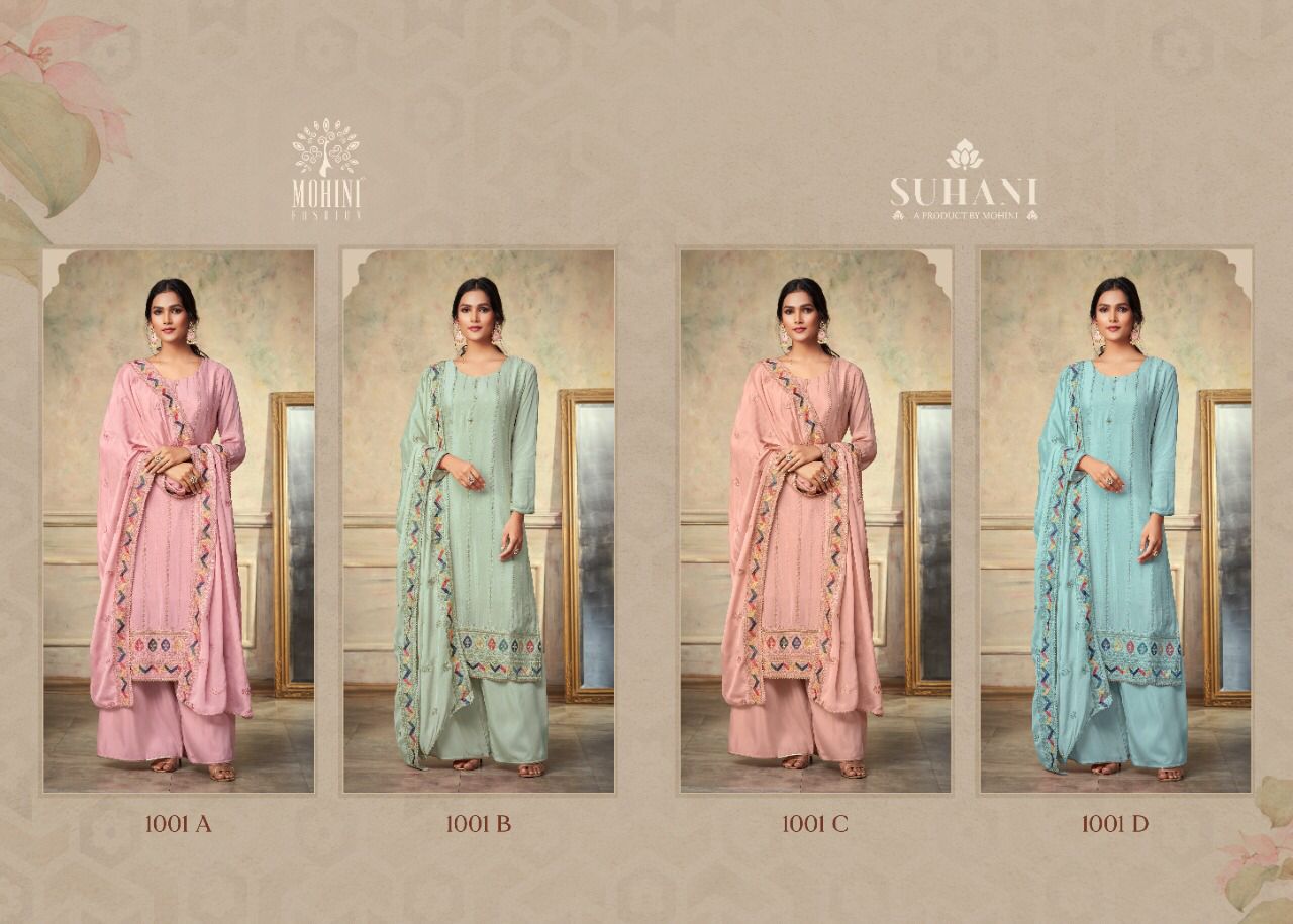Mohini Fashion Suhani Party Wear Suits Online Supllier Surat