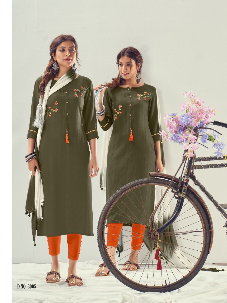Riya Designer Cyclone Trendy Designer Kurti Catalogue Whlesale Price Surat