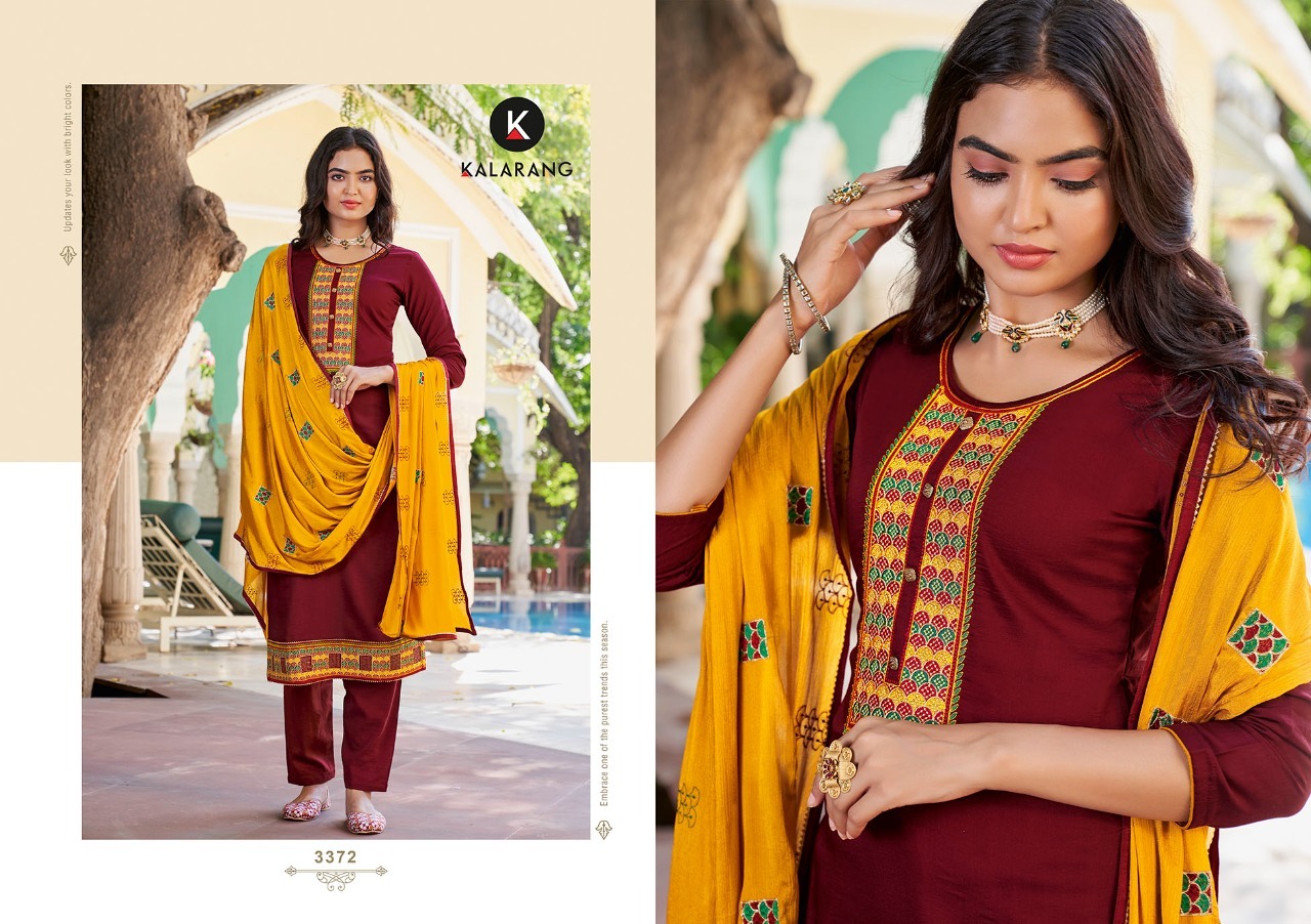 Kalarang Netra Stylish Designer Suits Catalogue Wholesale Price Surat