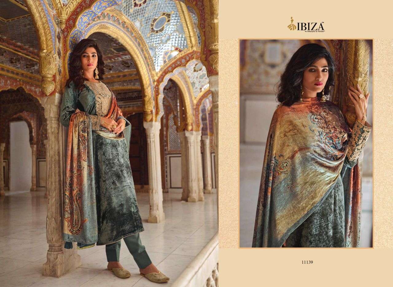 ibiza velvet queen 11137-11142 seies velvet designer suits collection wholesale price