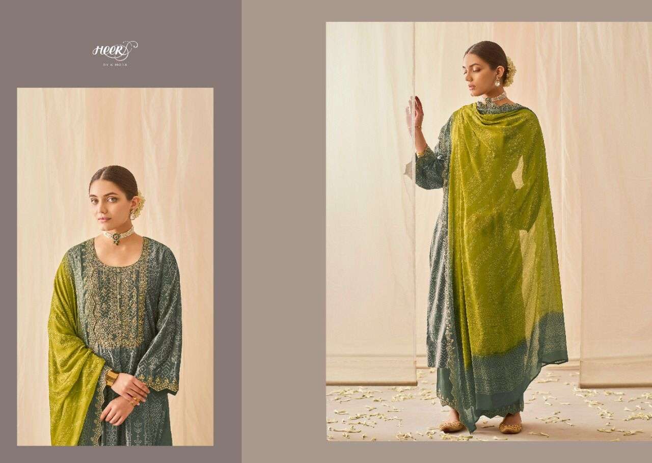 kimora fashion ishara 8621-8628 series velvet bandhani suits catalogue surat