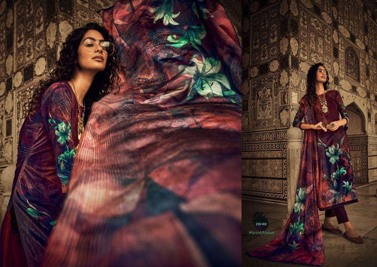sargam sheesh mahal exclusive designer suits catalogue online supplier surat