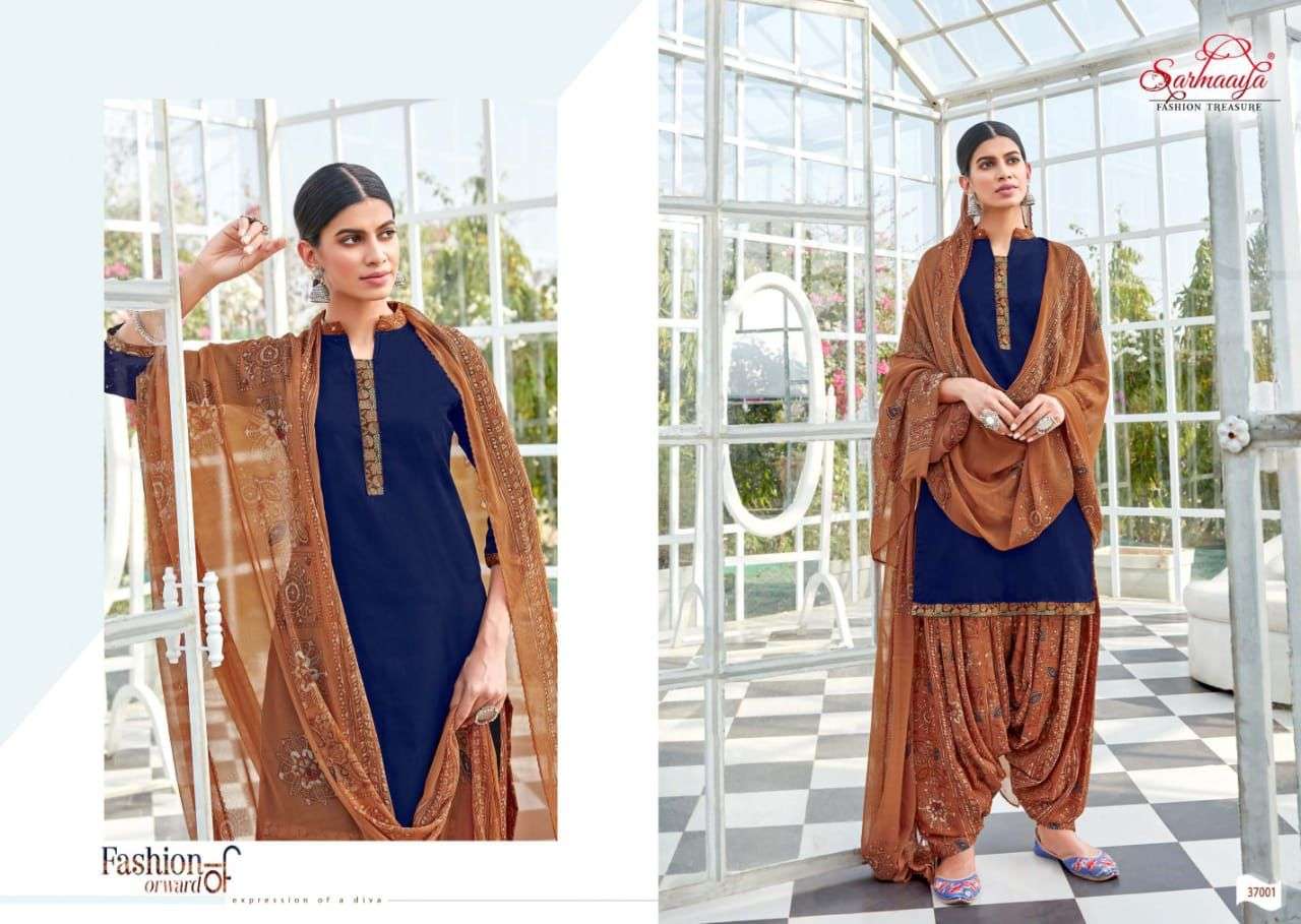 sarmaaya heer patiyala stylish punjabi designer suits catalogue collection 2021