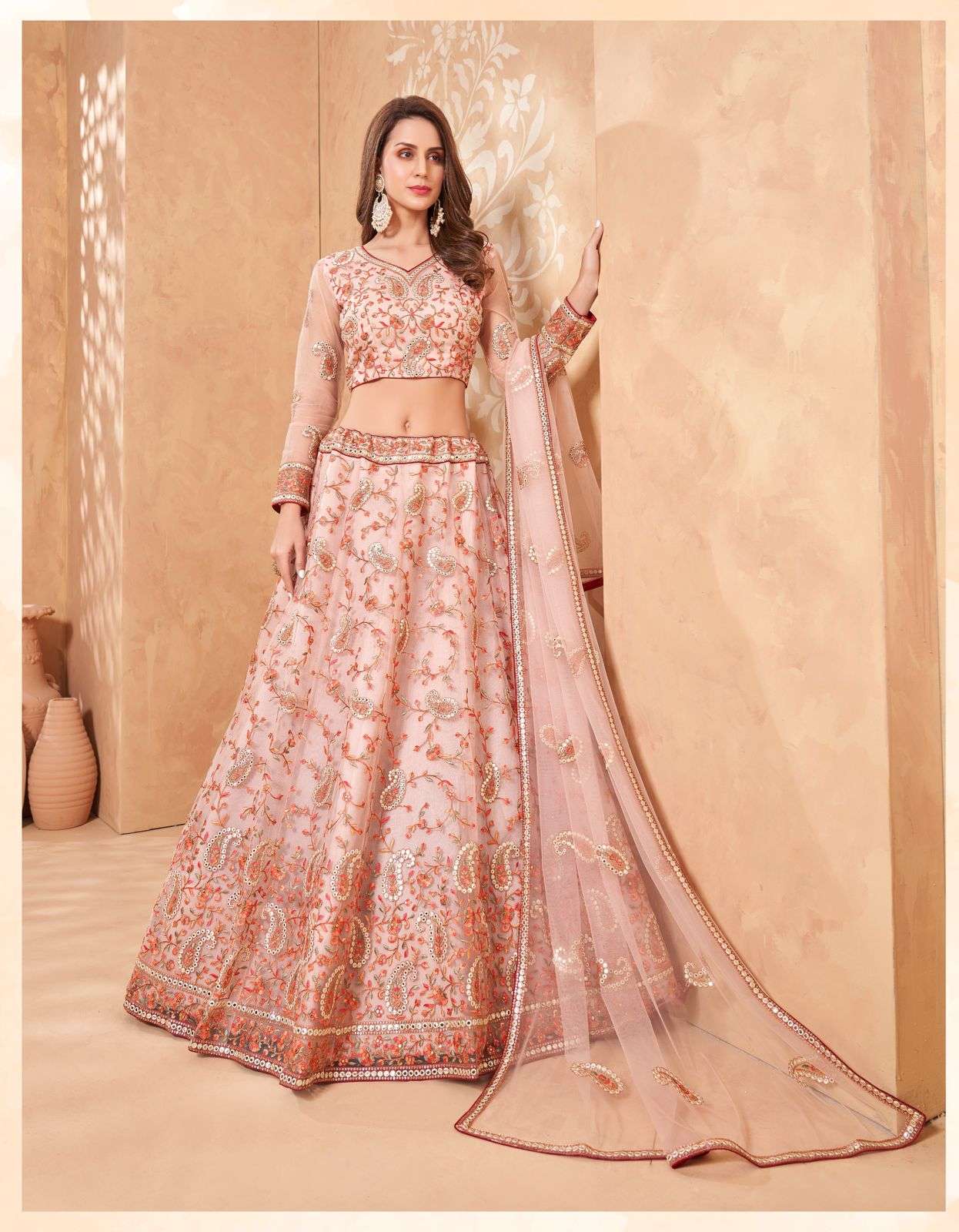 alizeh sparkle vol 2 1039-1046 party wear bridal lehenga collection wholesale price