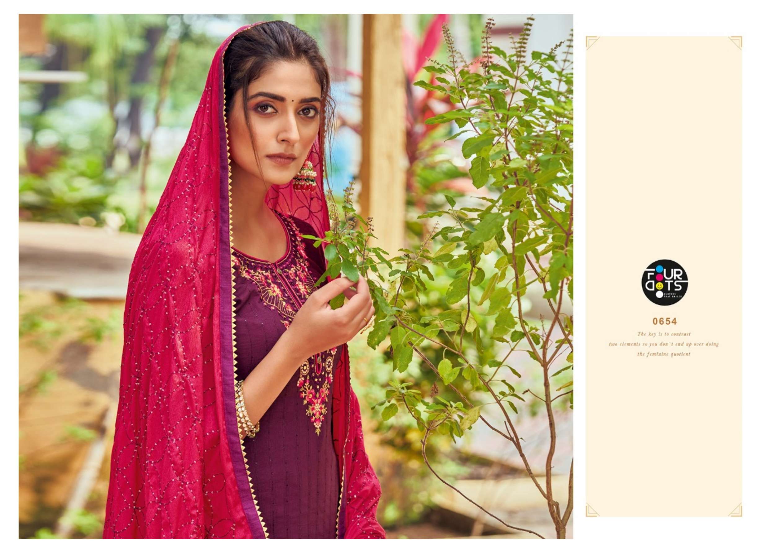 four dots meera stylish designer salwar kameez catalogue wholesale price surat