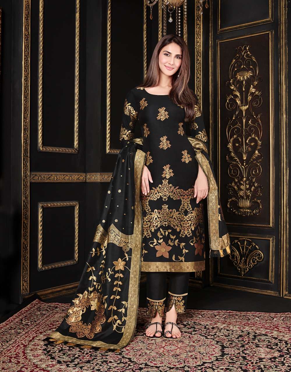 lily & lali silk kari 8021-8028 party wear designer kurti catalogue online supplier surat