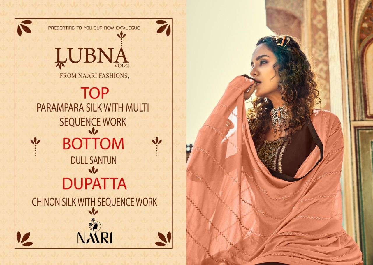 naari lubna vol 2 2901-2906 series exclusive designer suits catalogue online supplier surat