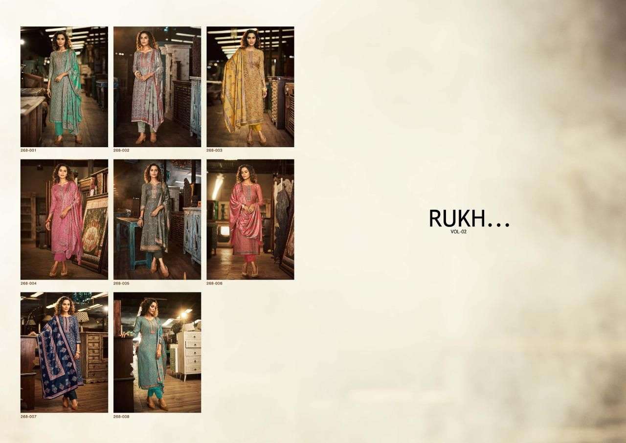 sargam  rukh vol 2 pashmina fancy designer salwar kameez catalogue surat market