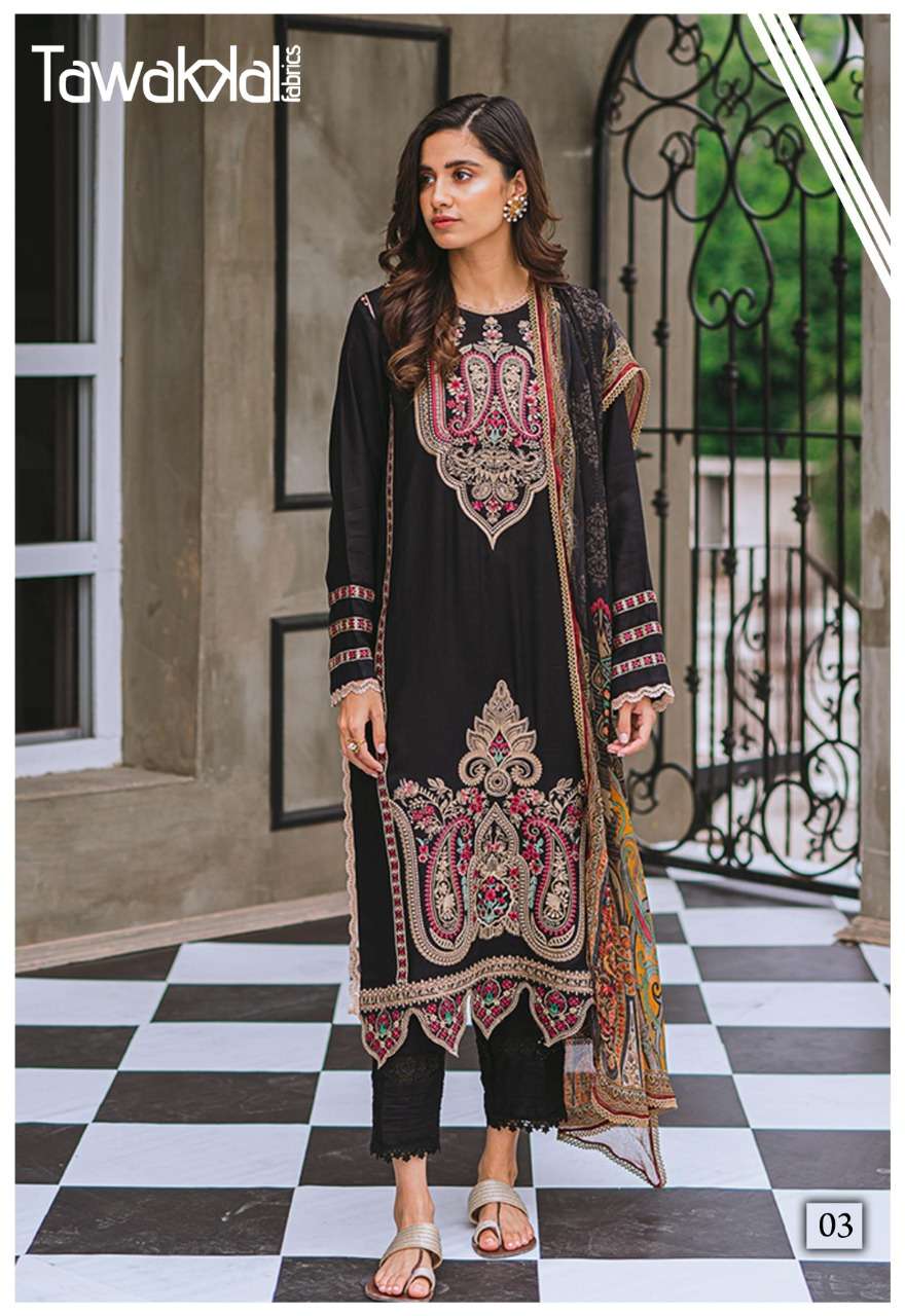Tawakkal Fabrics Kashish Printed Karachi Cotton Dress Material Collection  in surat
