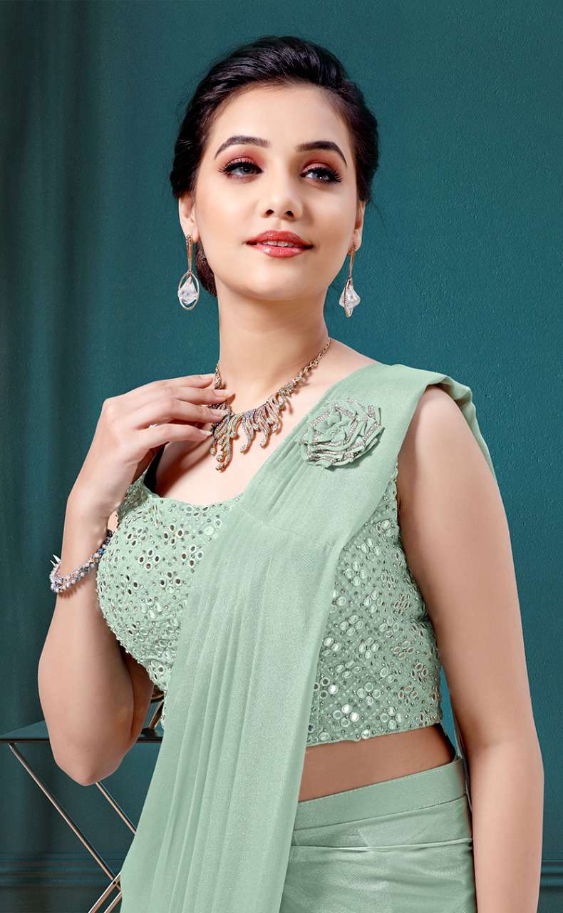 amoha trendz 1015696 party wear designer saree catalogue collection 2021