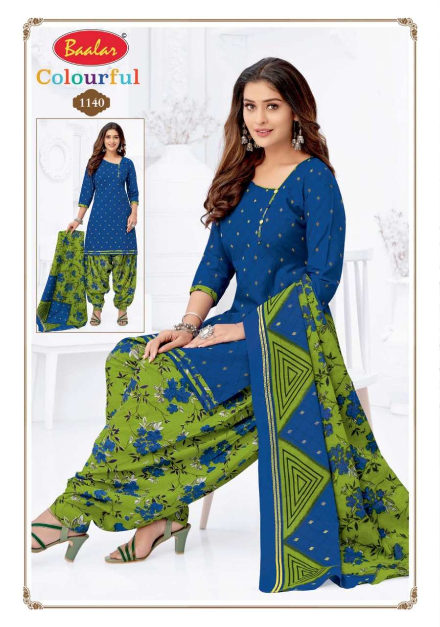 baalar colourful vol 11 cotton designer dress material collection wholesale price