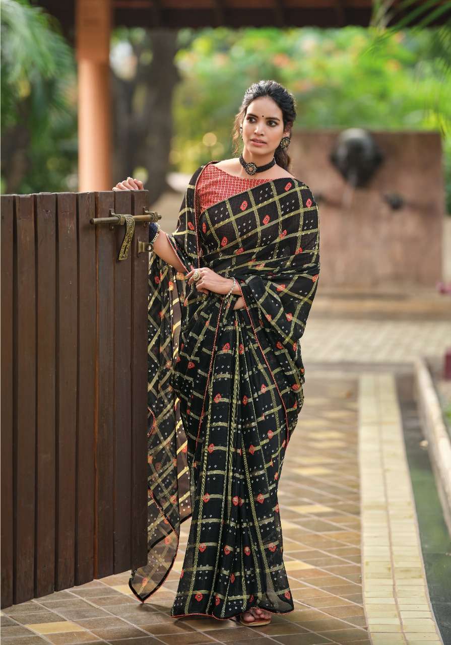 kashvi creation moksha 1001-1010 stylish designer saree catalogue wholesale price surat