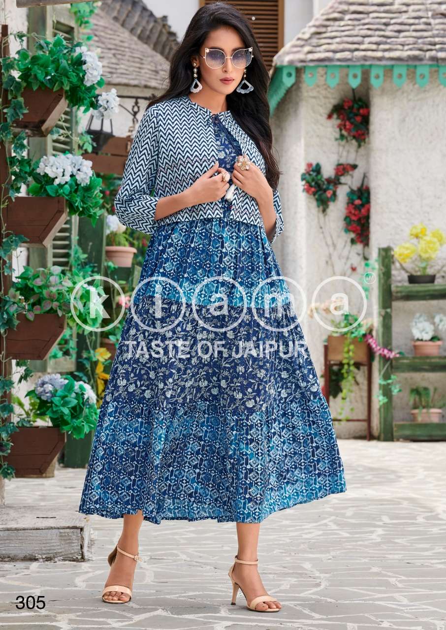 Buy online Foil Printed Layered Ethnic Dress With Jacket from ethnic wear  for Women by Juniper for ₹2079 at 58% off | 2023 Limeroad.com
