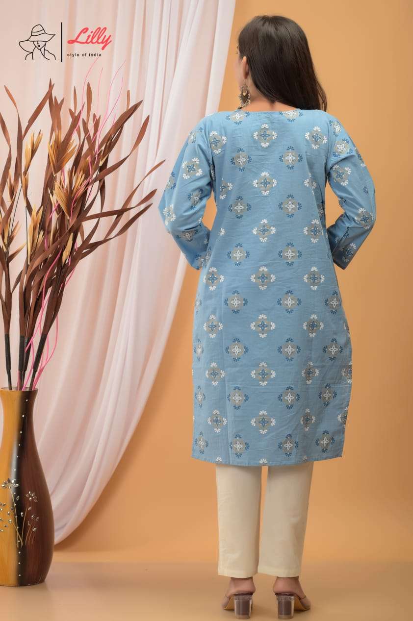 lilly krisha vol 7 trendy designer kurti catalogue collection 2021