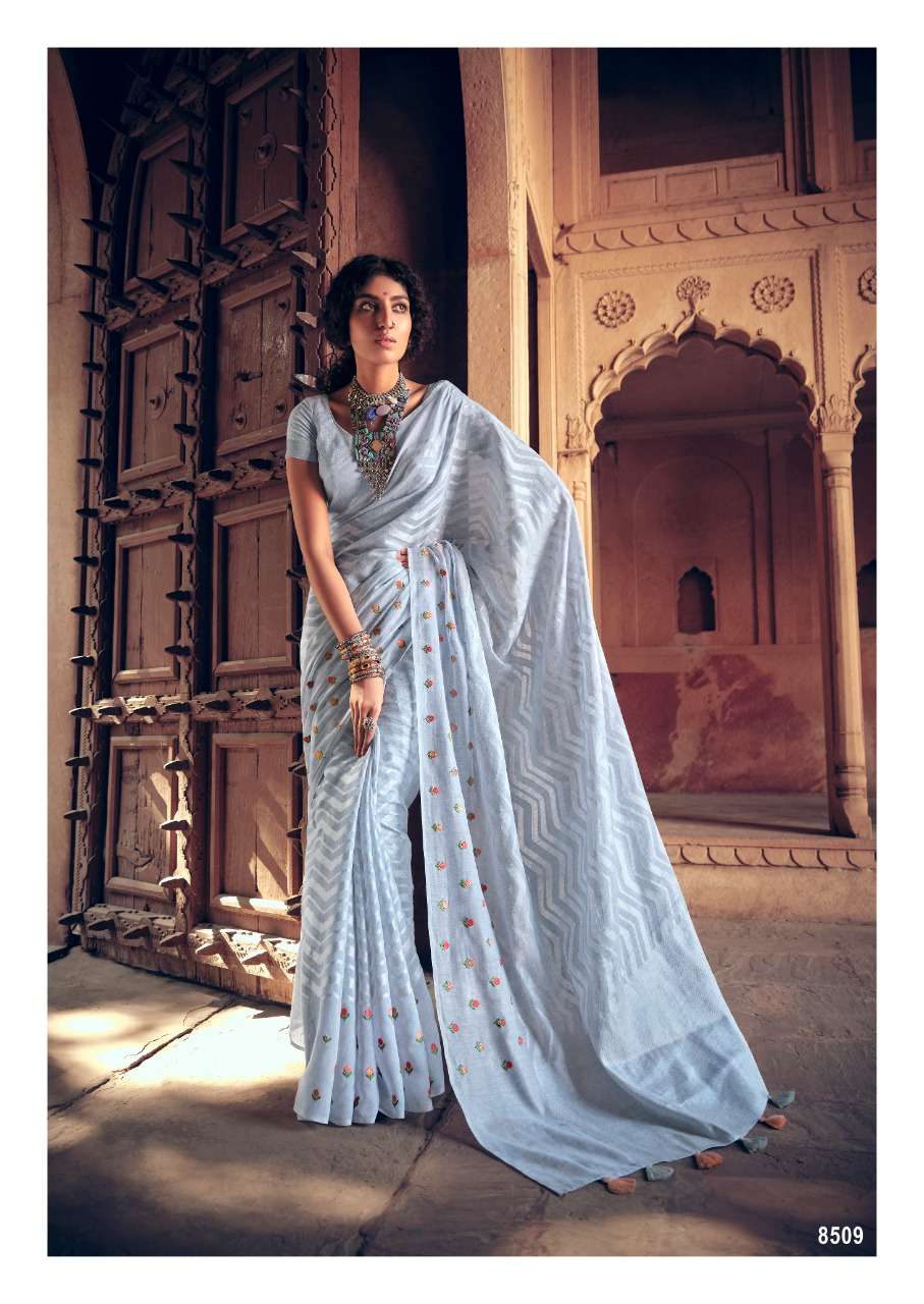 lt fashion sahira linen designer sarees wholesale manufacturer surat