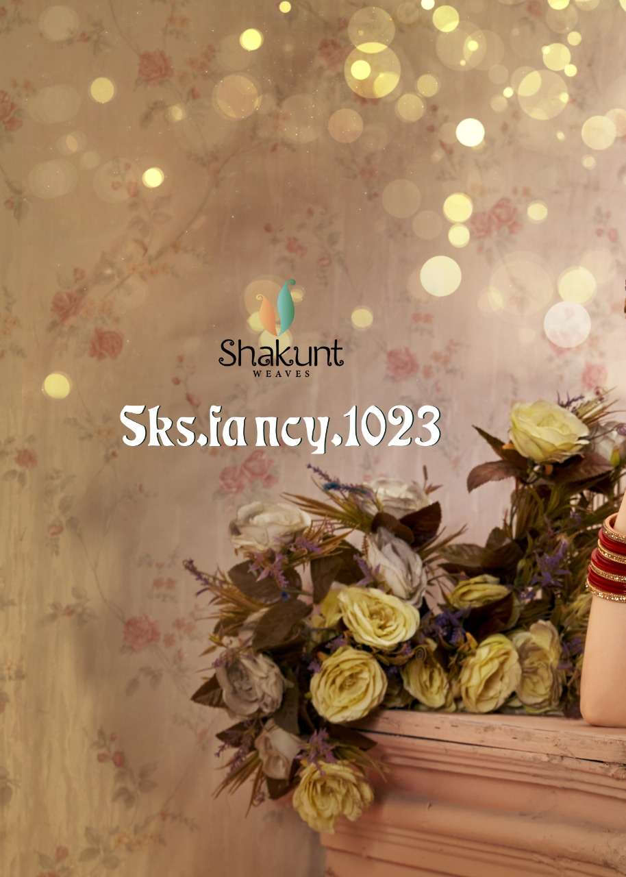 shakunt weaves sks fancy 1023 13291-13296 series function special designer saree online