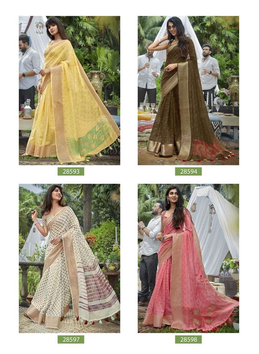 triveni saree rajkumari stylish designer saree catalogue online supplier surat
